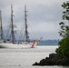 U.S. Coast Guard Cutter Eagle departs Astoria for Rose Festival 2025