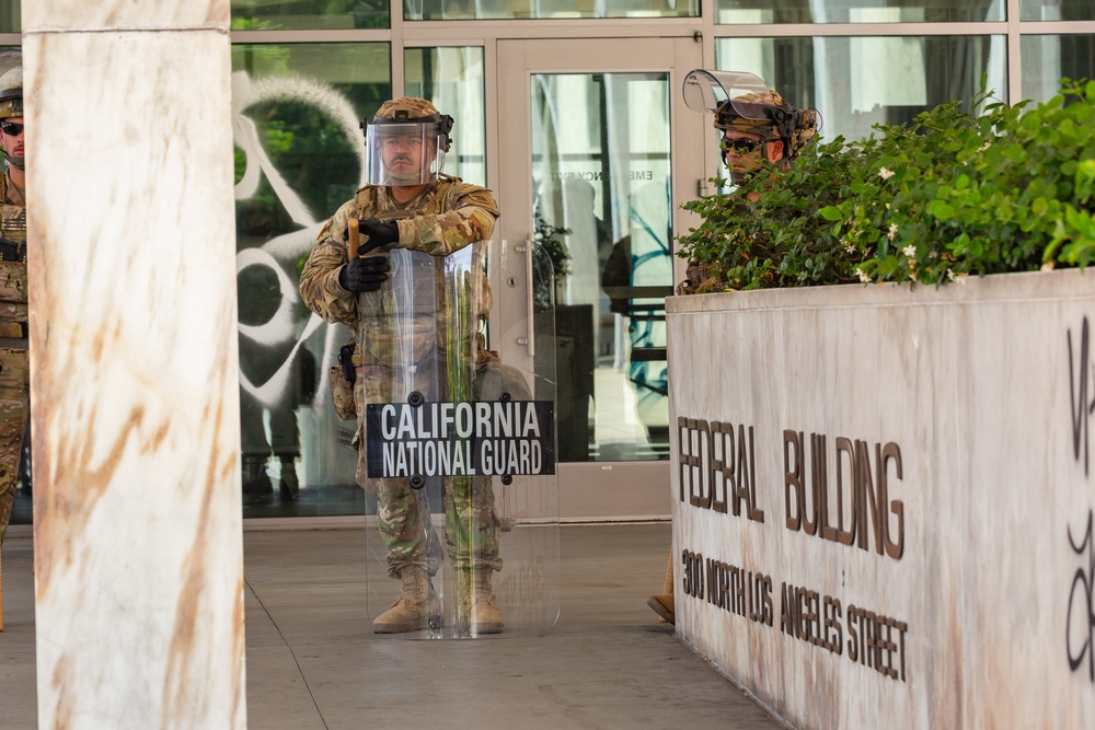U.S. Northern Command support to protect federal personnel and property in Los Angeles