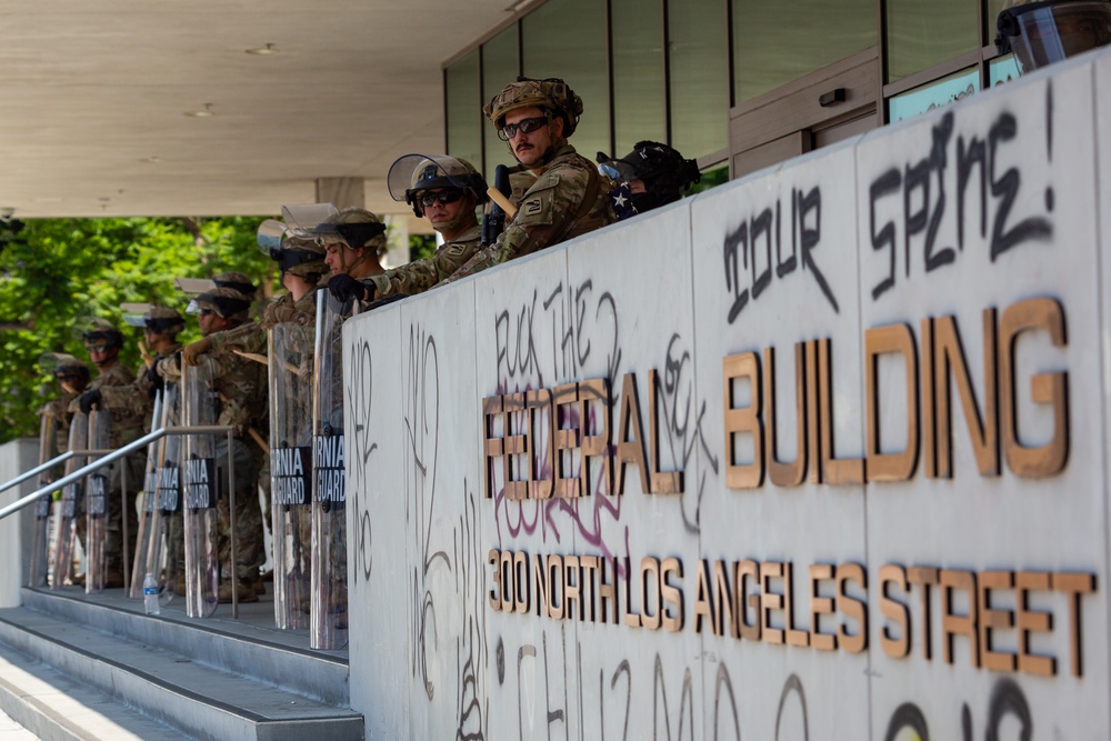 U.S. Northern Command support to protect federal personnel and property in Los Angeles