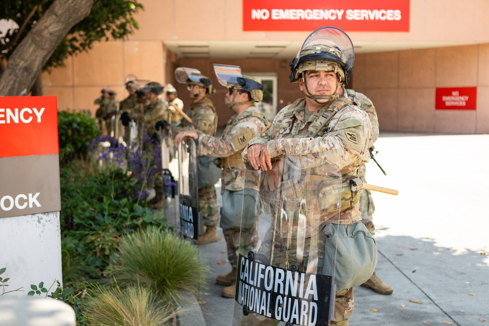 U.S. Northern Command support to protect federal personnel and property in Los Angeles