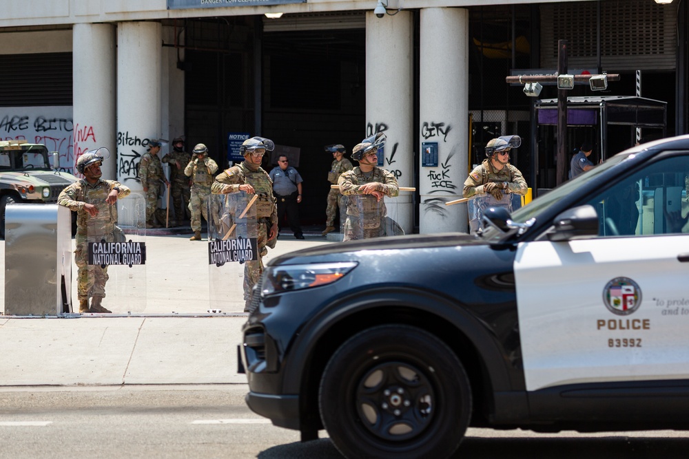 U.S. Northern Command support to protect federal personnel and property in Los Angeles