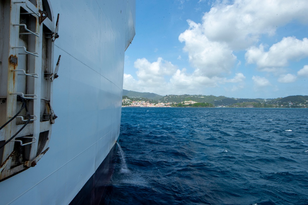 USNS Comfort Arrives in Grenada