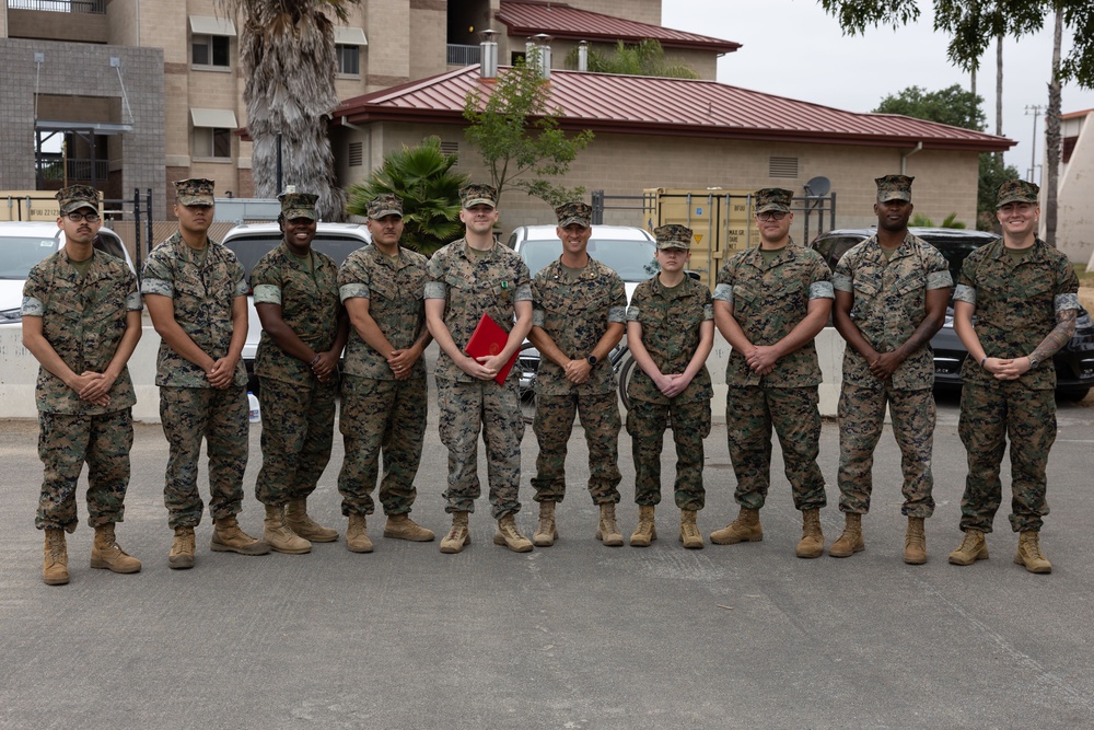 13th MEU Marine awarded Navy and Marine Corps Commendation Medal