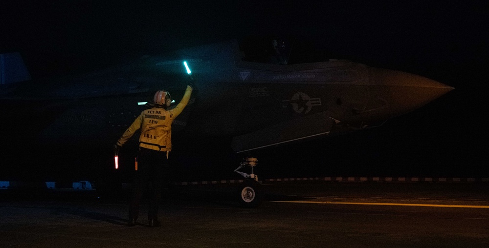 USS America (LHA 6) Conducts Flight Operations
