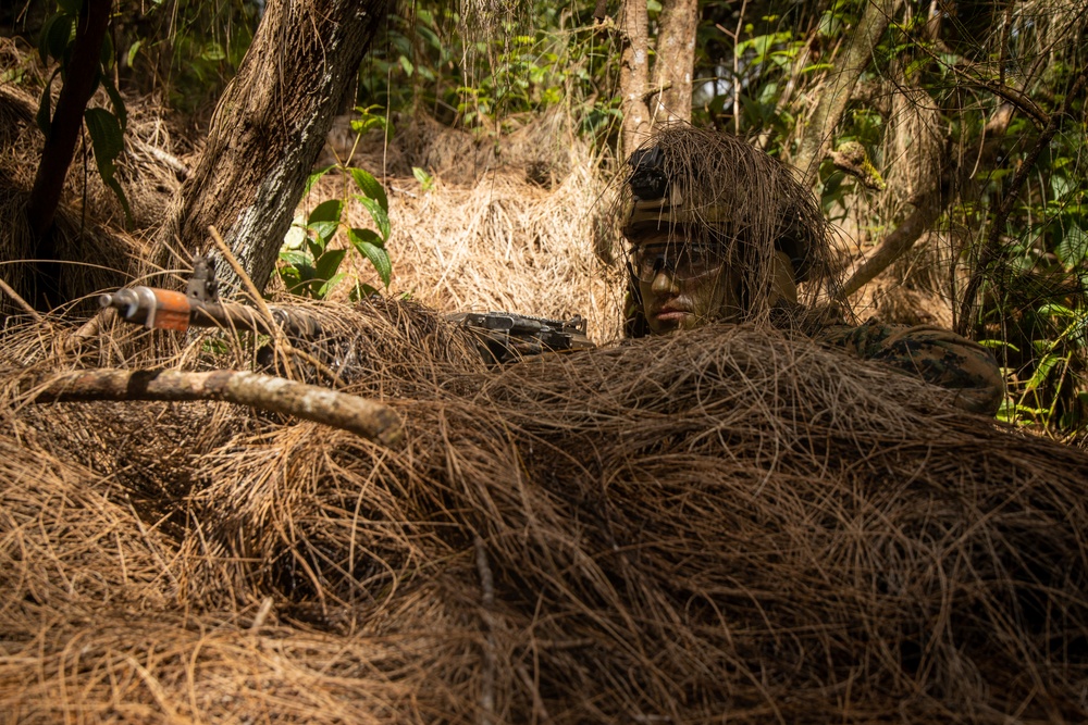 On the Offensive: SOI-W Detachment Hawaii AIMC class 3-25 conducts offensive maneuvers at KTA