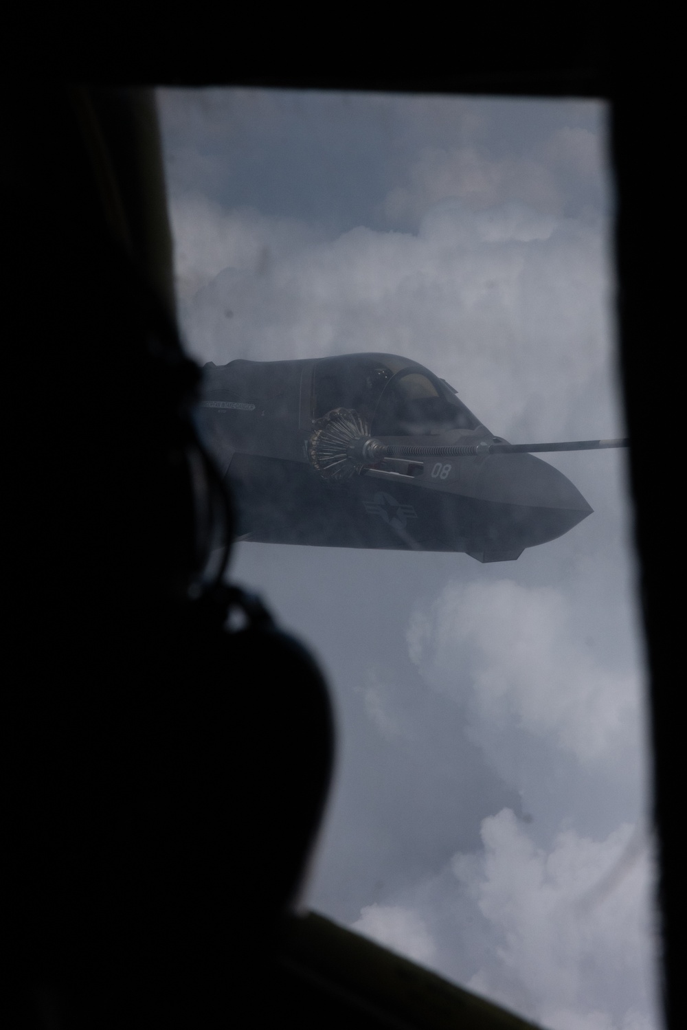 VMGR-352 supports VMFA-225 aerial refueling during Sentry North