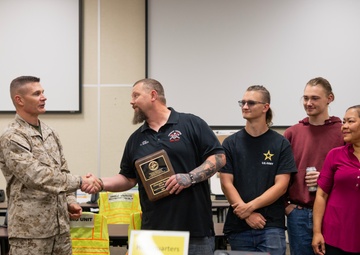 Christopher Burch receives The Dispatcher of The Year Award