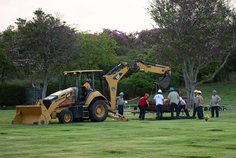 DPAA Conducts Korean War Disinterment Ceremony