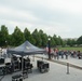 The United States Navy Band performs on the western steps of the United States Capitol Building.
