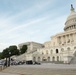 The United States Navy Band performs on the western steps of the United States Capitol Building.