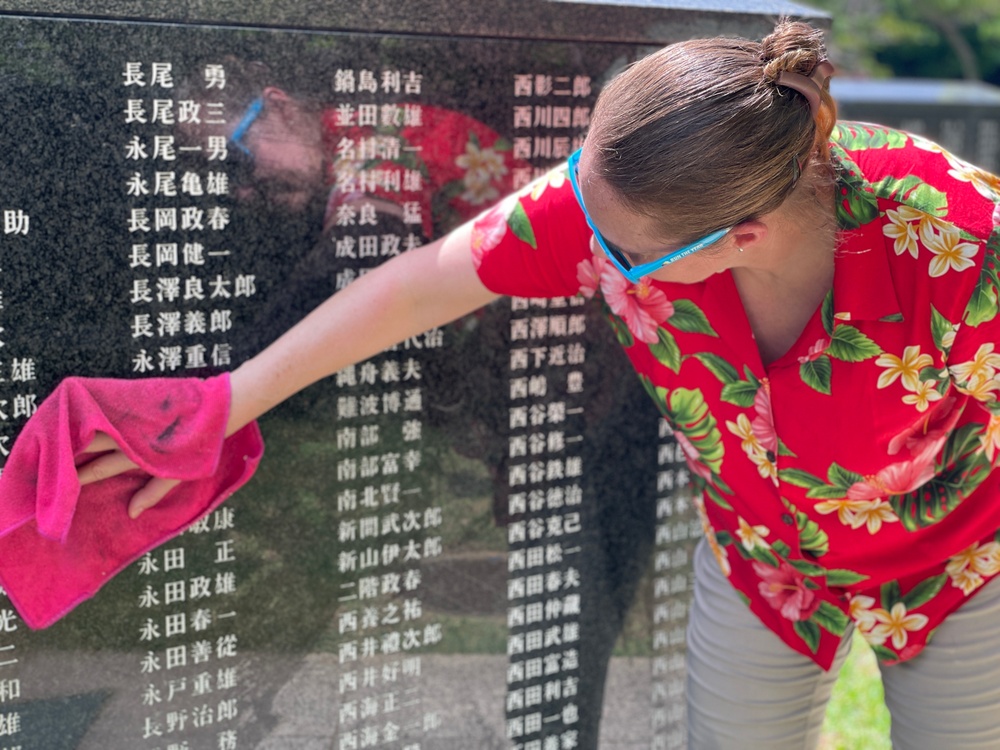 Joint Cleanup at Okinawa Peace Park
