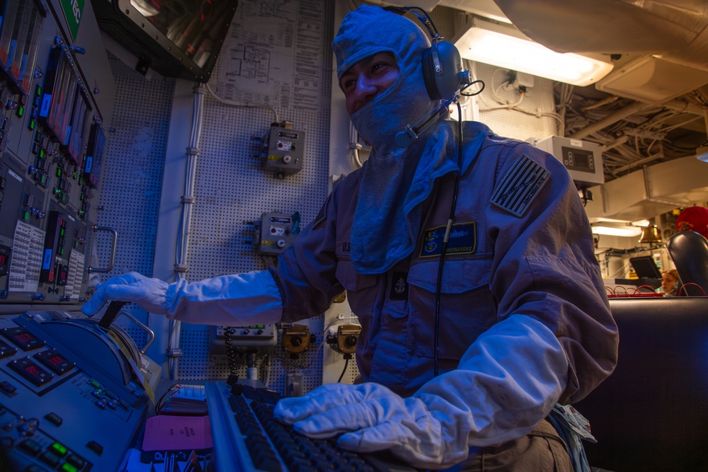 USS Gridley General Quarters
