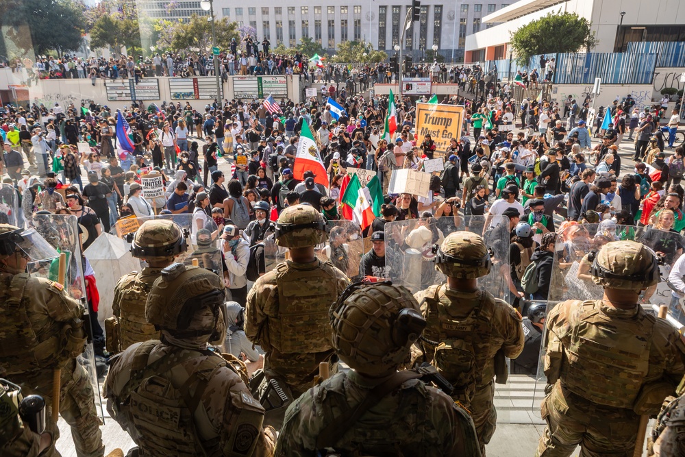 U.S. Northern Command support to protect federal personnel and property in Los Angeles