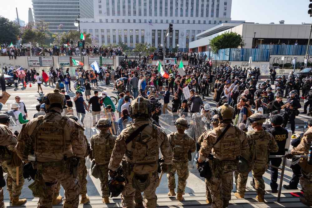 U.S. Northern Command support to protect federal personnel and property in Los Angeles