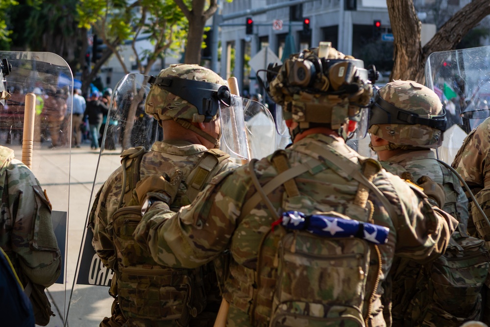U.S. Northern Command support to protect federal personnel and property in Los Angeles