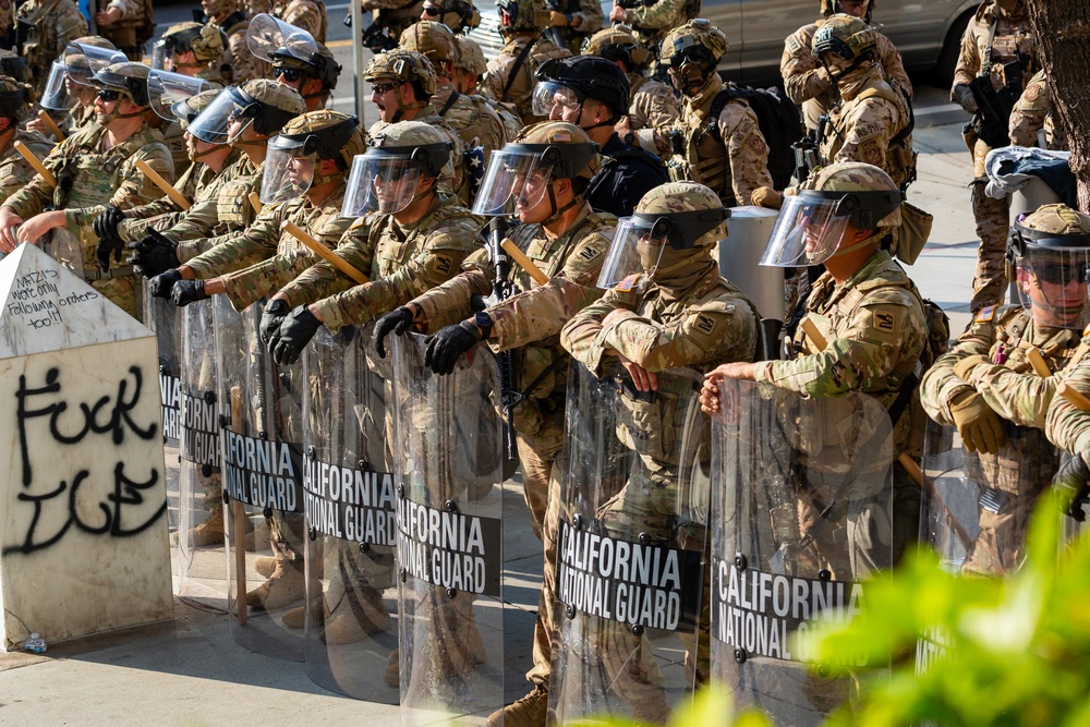 U.S. Northern Command support to protect federal personnel and property in Los Angeles