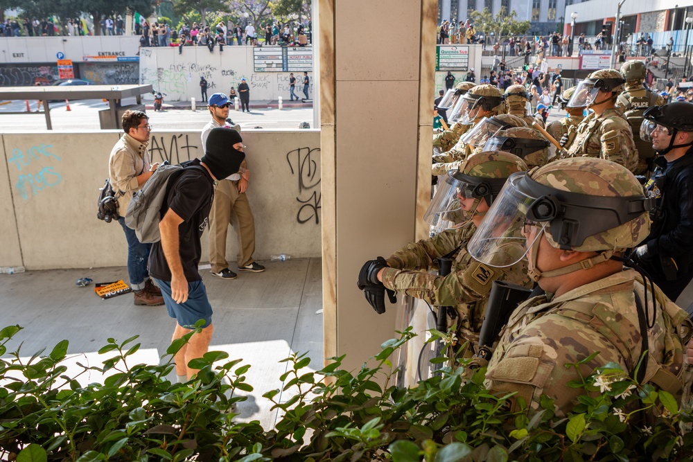 U.S. Northern Command support to protect federal personnel and property in Los Angeles