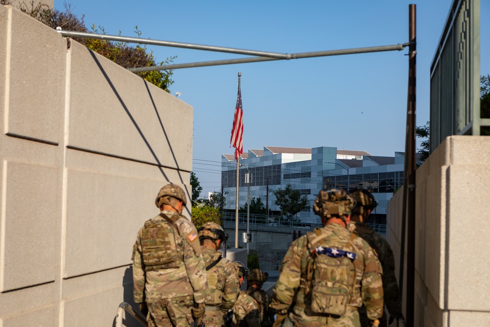 U.S. Northern Command support to protect federal personnel and property in Los Angeles