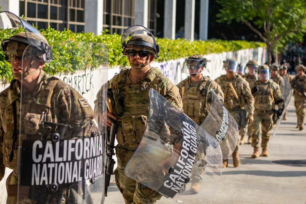 U.S. Northern Command support to protect federal personnel and property in Los Angeles
