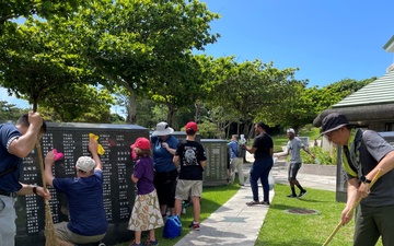 Joint Cleanup at Okinawa Peace Park