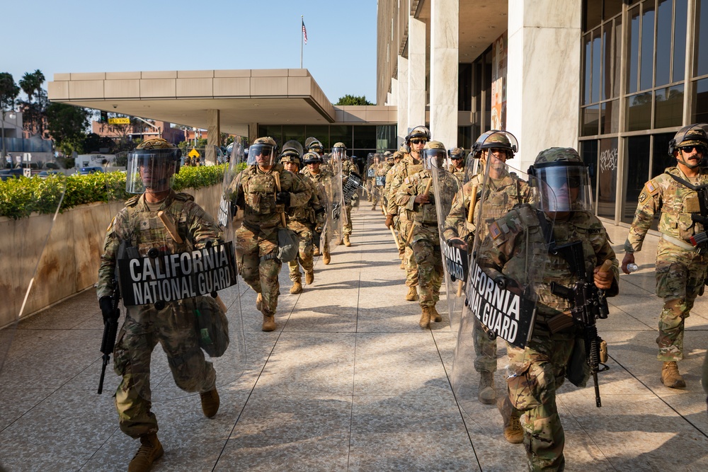 U.S. Northern Command support to protect federal personnel and property in Los Angeles