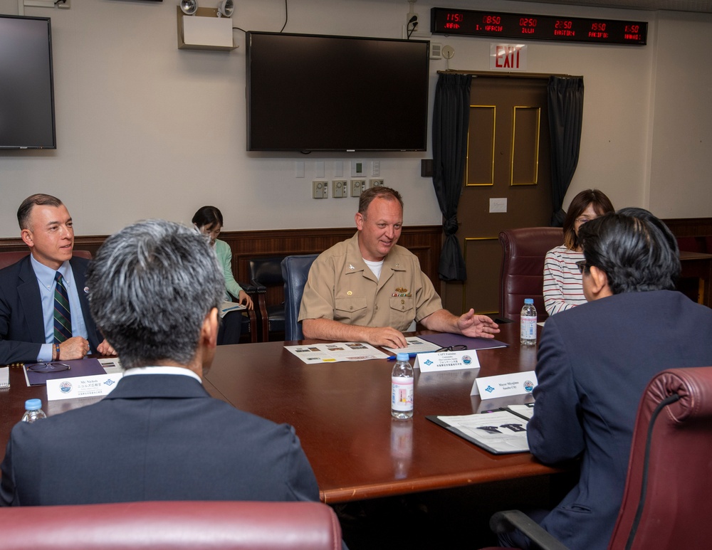 Sasebo City Mayor Miyajima Visits CFAS for Quarterly Meeting and Luncheon