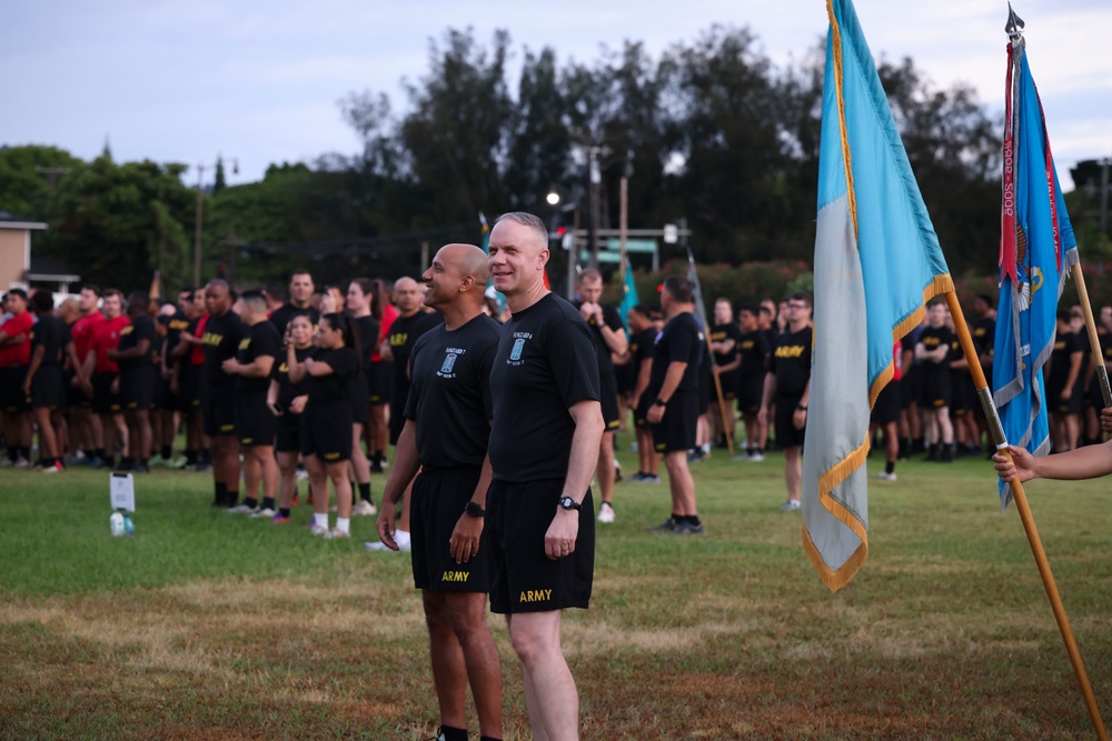 500th MIB-T Runs in Celebration of 250th Army Birthday