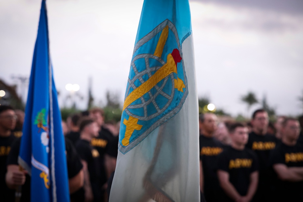 500th MIB-T Runs in Celebration of 250th Army Birthday