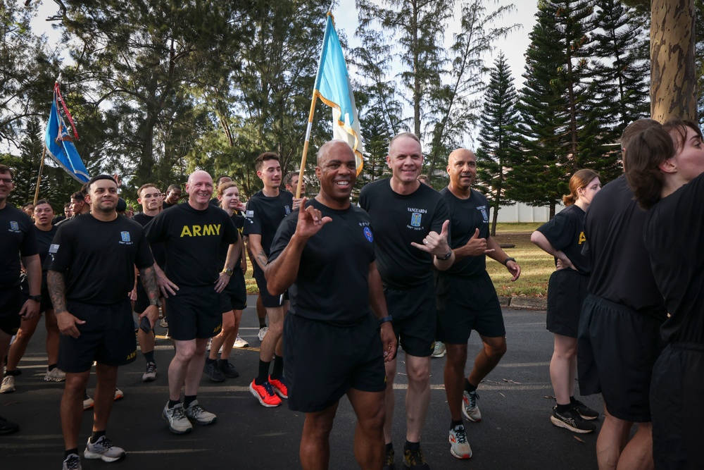 500th MIB-T Runs in Celebration of 250th Army Birthday