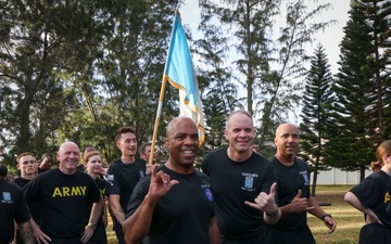 500th MIB-T Runs in Celebration of 250th Army Birthday
