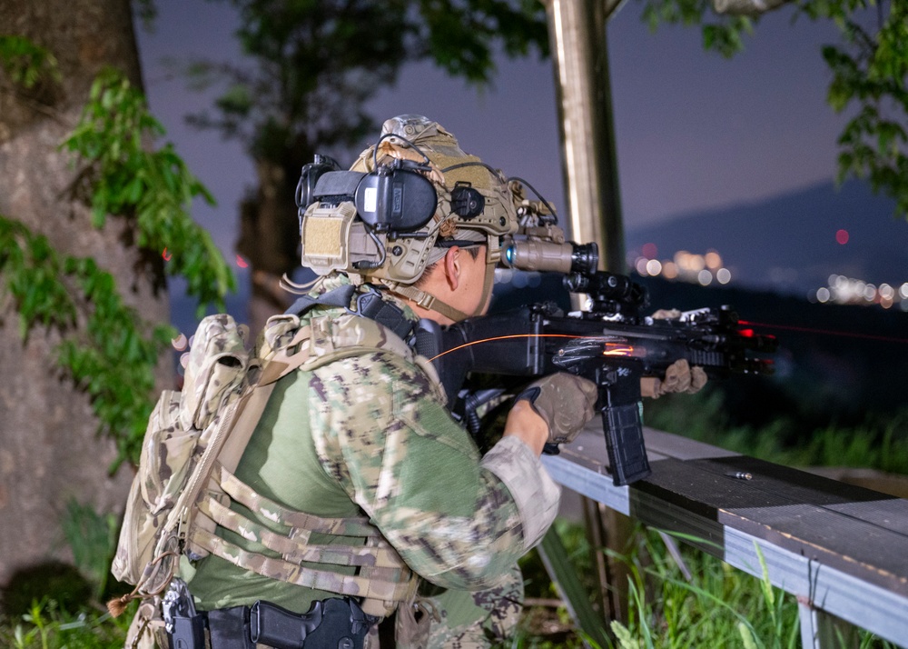 U.S, South Korean Special Forces operators conduct combined training