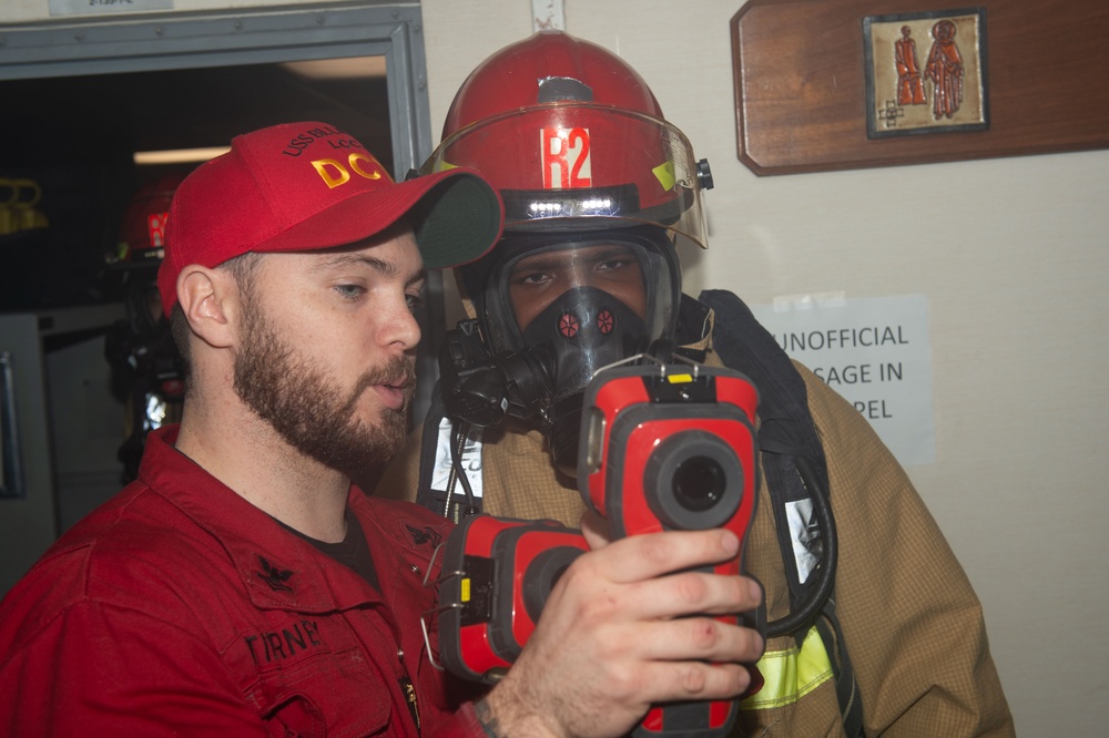 Blue Ridge Sailors Participate in Damage Control Drill