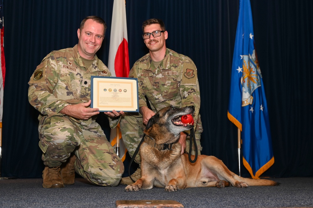 MWD Edy retires after nearly five years of service