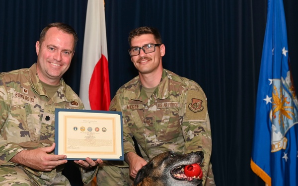 MWD Edy retires after nearly five years of service