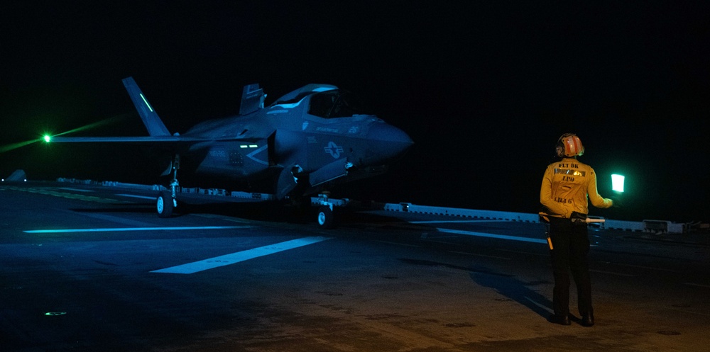 USS America (LHA 6) Conducts Flight Operations