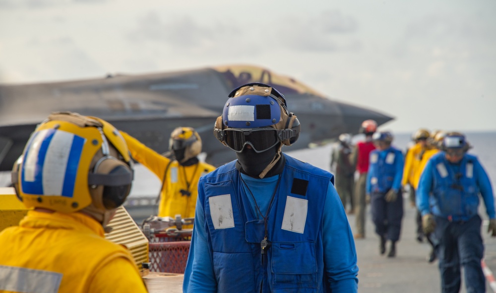 USS America (LHA 6) Conducts Flight Operations