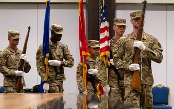 39th Operational Medical Readiness Squadron conducts a change of command ceremony