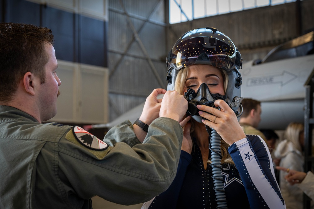 Dallas Cowboys Cheerleaders Visit Spangdahlem Air Base