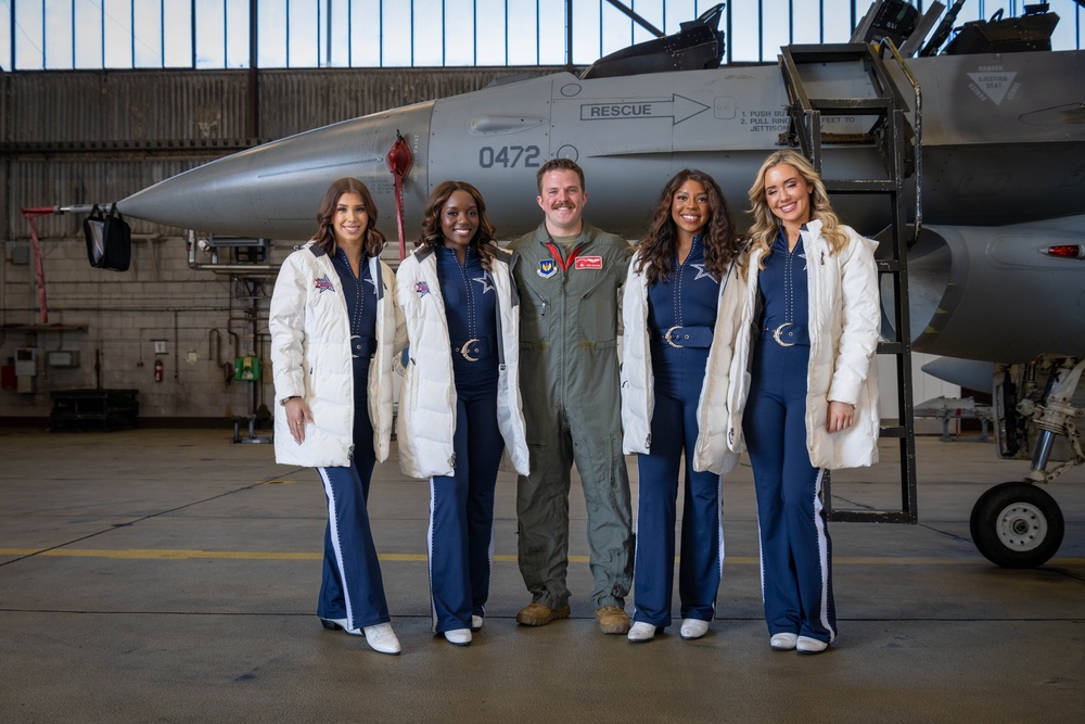 Dallas Cowboys Cheerleaders Visit Spangdahlem Air Base
