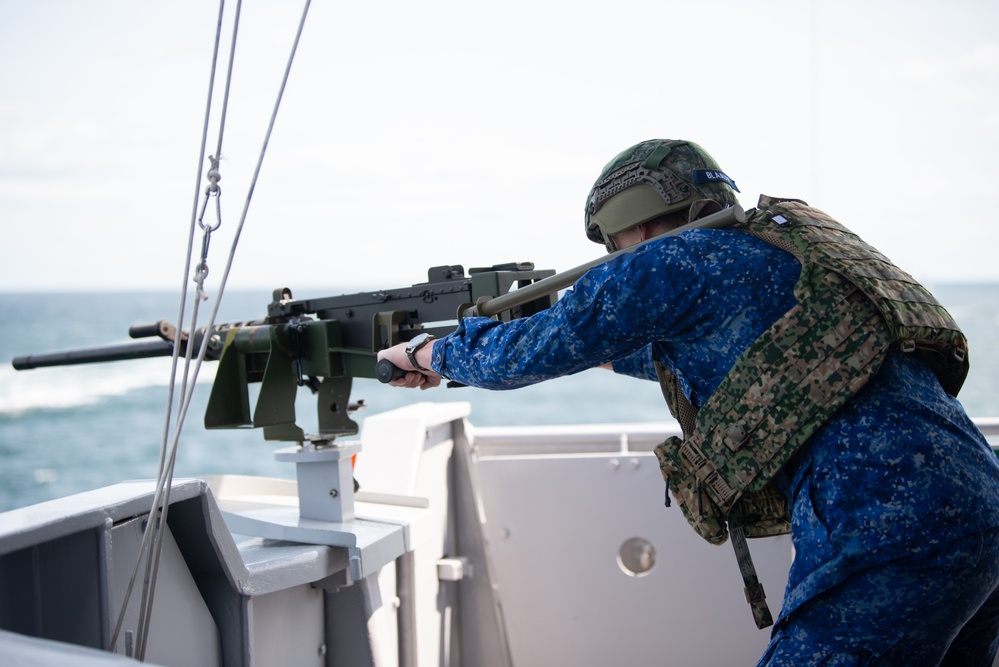 SNMCMG1 conducts enemy attack exercises during BALTOPS 25