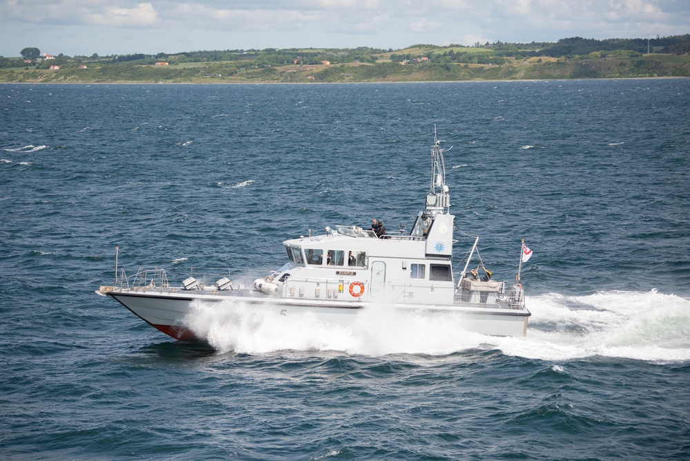 SNMCMG1 conducts enemy attack exercises during BALTOPS 25
