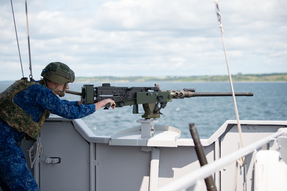 SNMCMG1 conducts enemy attack exercises during BALTOPS 25