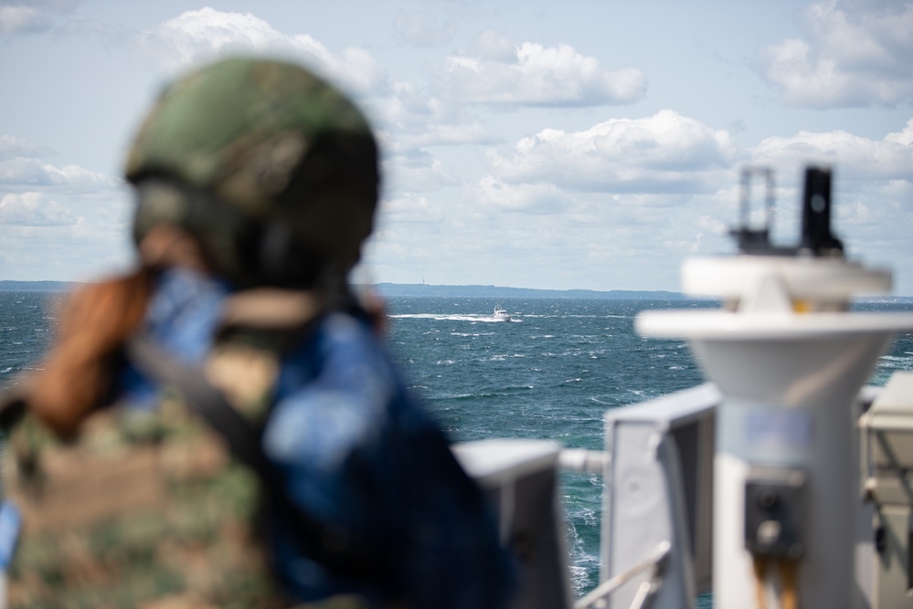 SNMCMG1 conducts enemy attack exercises during BALTOPS 25