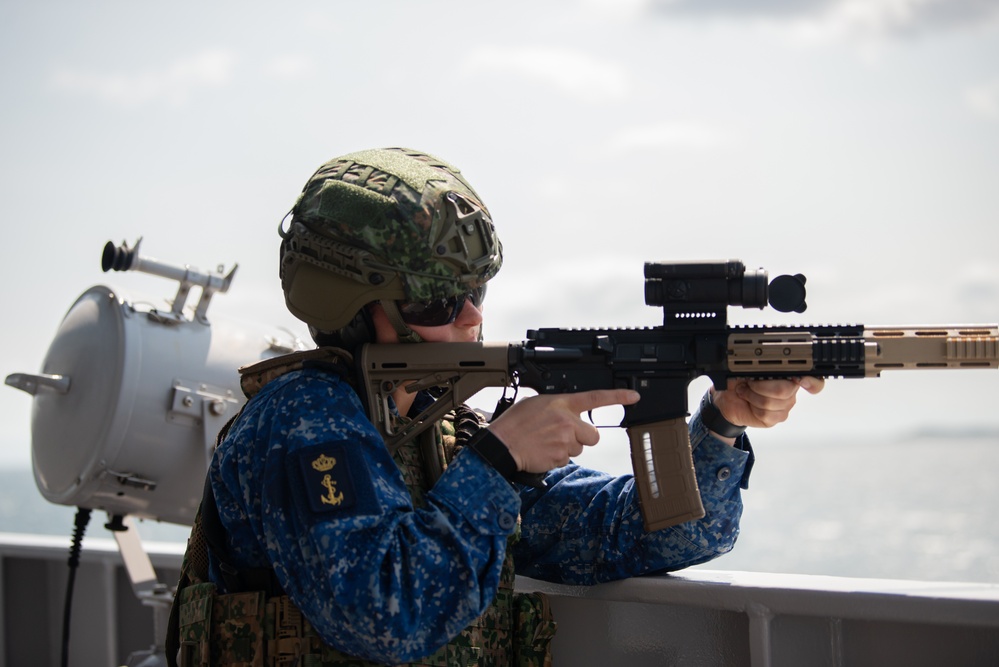SNMCMG1 conducts enemy attack exercises during BALTOPS 25