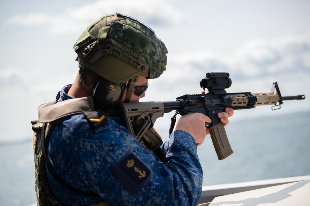 SNMCMG1 conducts enemy attack exercises during BALTOPS 25