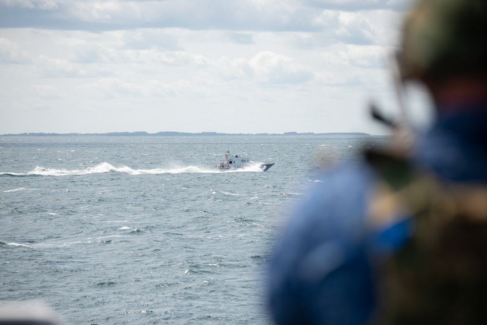SNMCMG1 conducts enemy attack exercises during BALTOPS 25