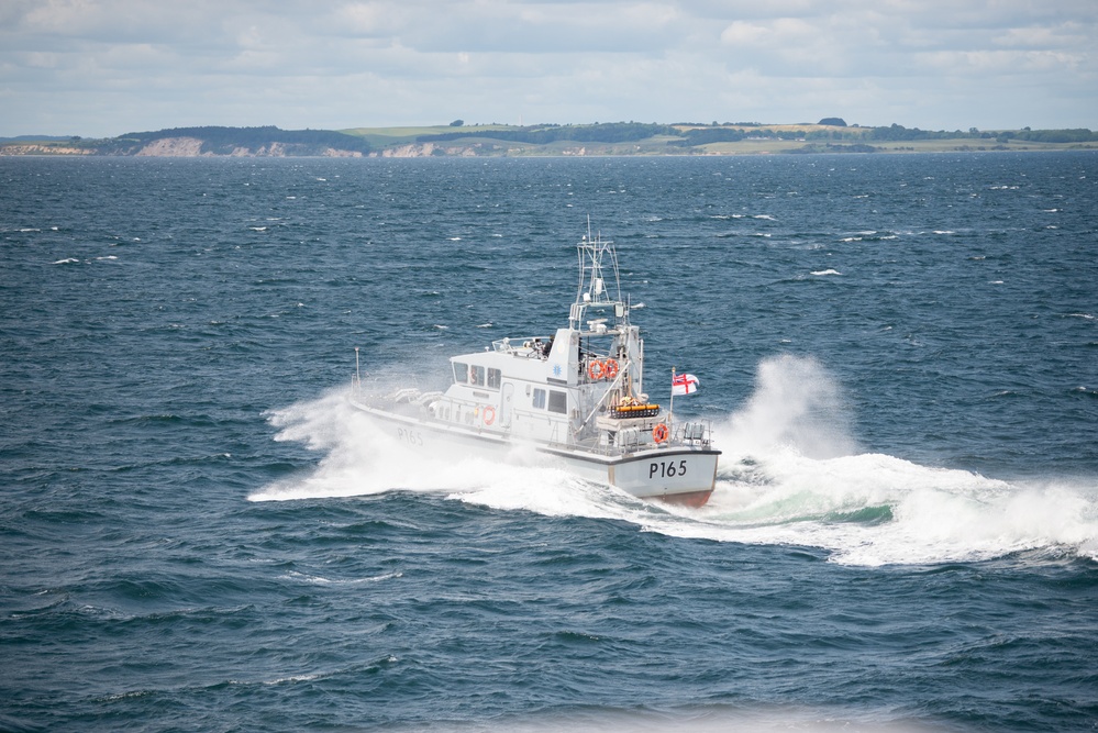 SNMCMG1 conducts enemy attack exercises during BALTOPS 25