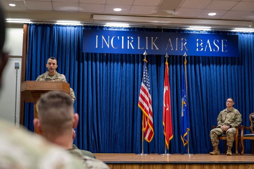 Passing the Guidon: 39th Civil Engineer Squadron changes leadership