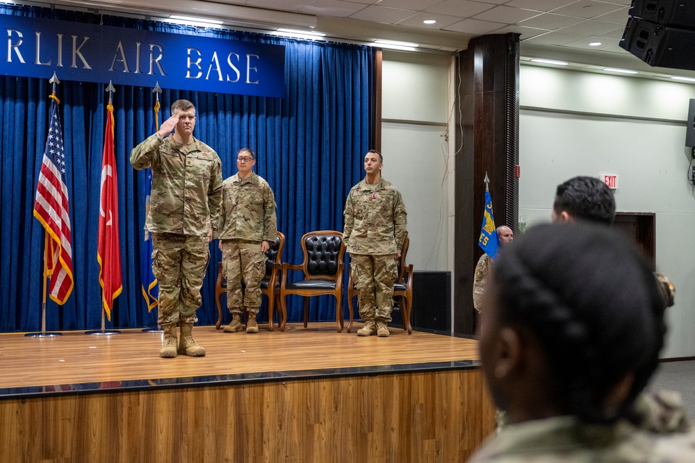 Passing the Guidon: 39th Civil Engineer Squadron changes leadership