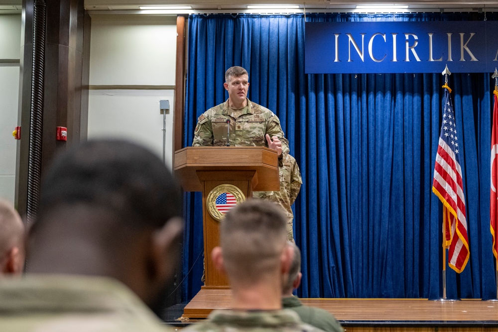 Passing the Guidon: 39th Civil Engineer Squadron changes leadership